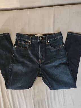 Everlane Women's Jeans in Dark Blue Denim